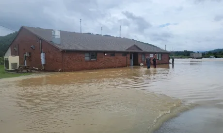 Floodwaters return to region